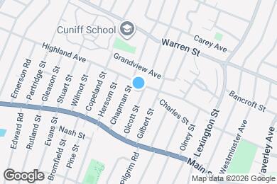 Map image of the property - 68 Olcott St