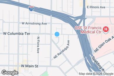 Map image of the property - 107 NE Roanoke Ave