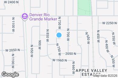 Map image of the property - 2126 N 750 W
