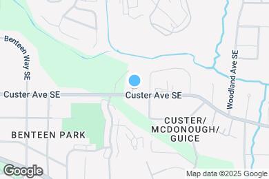 Map image of the property - 884 Custer Ave SE