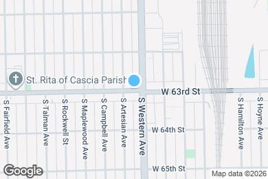 Map image of the property - 2408 W 63rd St