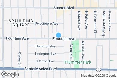 Map image of the property - 7522 Fountain Ave