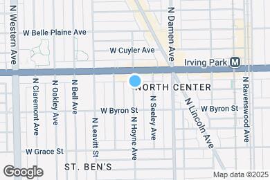Map image of the property - 3953 N Hoyne Ave