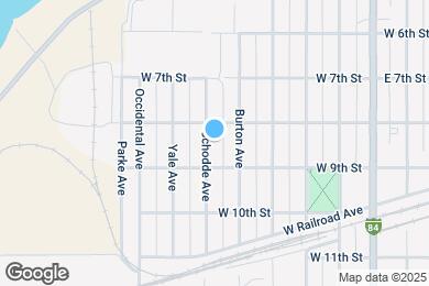 Map image of the property - 827 Schodde Ave