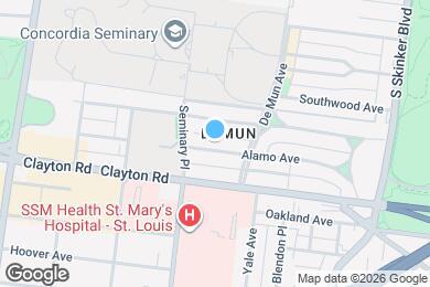 Map image of the property - 6433 Alamo Ave