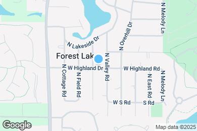 Map image of the property - 21536 W Highland Dr