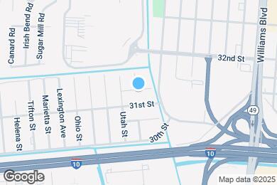 Map image of the property - 1603 Garden St