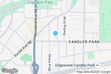 Map image of the property - 412 Candler St NE