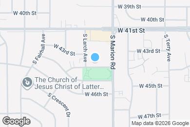 Map image of the property - 5400 W 44th St