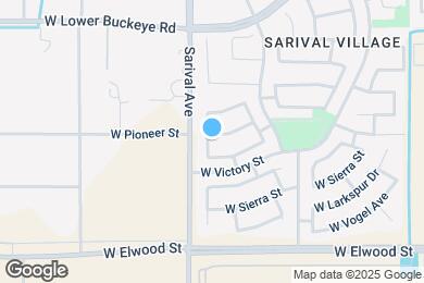 Map image of the property - 16271 W Pioneer St
