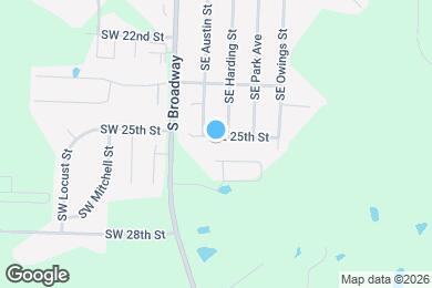 Map image of the property - 203 SE 25th St