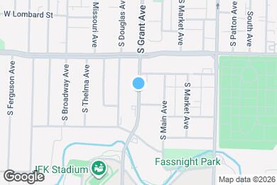 Map image of the property - 1073 S Grant Ave