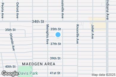 Map image of the property - 3705 36th St