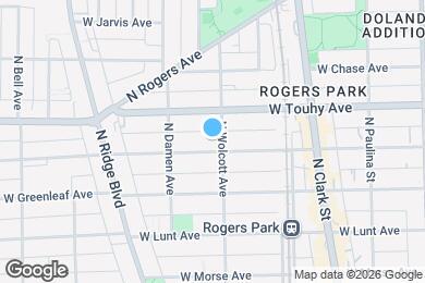 Map image of the property - 1906 W Estes Ave