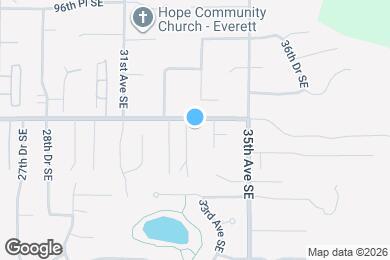 Map image of the property - 10011 33rd Ave SE