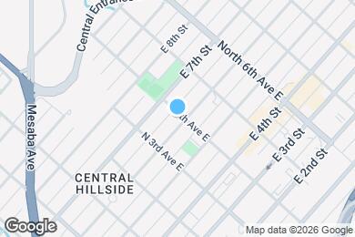 Map image of the property - 329 E 6th St