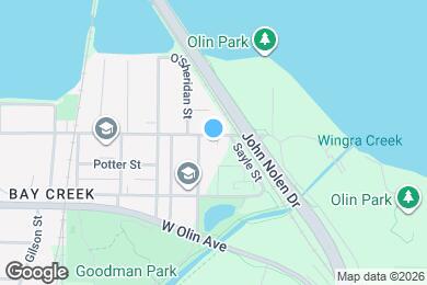 Map image of the property - 109 E Lakeside St