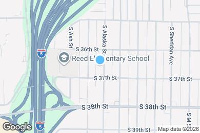 Map image of the property - 3628 S Alaska St