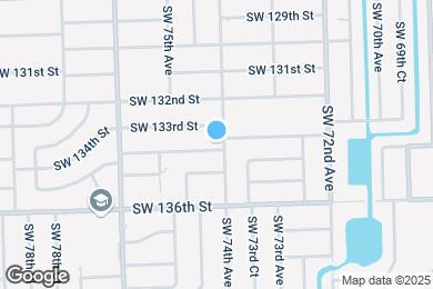 Map image of the property - 7405 SW 134th St
