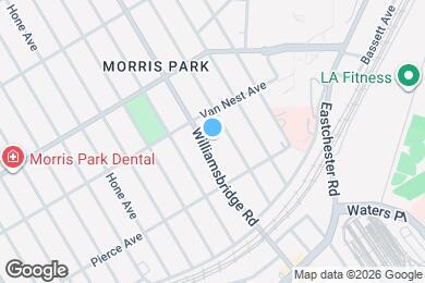 Map image of the property - 1642 Williamsbridge Rd