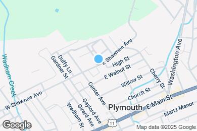Map image of the property - 50 E Shawnee Ave