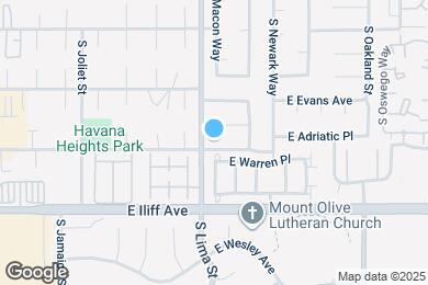 Map image of the property - 11333 E Warren Ave