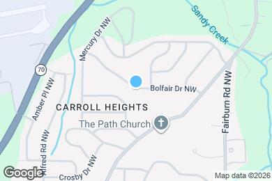 Map image of the property - 3610 Bolfair Dr NW