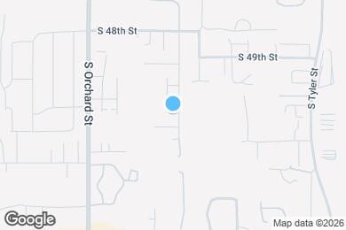 Map image of the property - 5008 S Mullen St