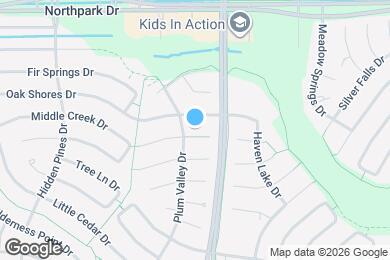 Map image of the property - 2239 Middle Creek Dr