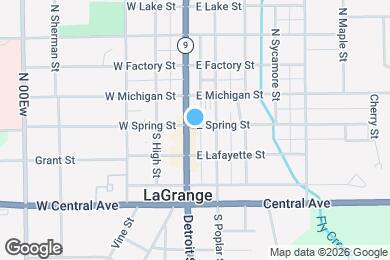 Map image of the property - 101 S Detroit St