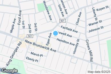 Map image of the property - 112 Hamilton Ave