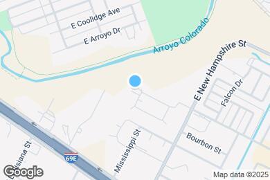 Map image of the property - 813 W Arroyo Park Ln