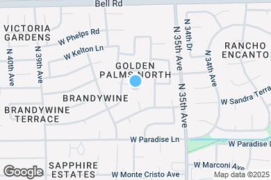 Map image of the property - 3607 W Kings Ave