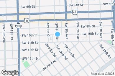 Map image of the property - 1045 SW 9th Ave