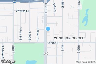 Map image of the property - 2595 S 700 E