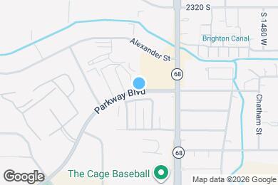 Map image of the property - 1821 Parkway Blvd