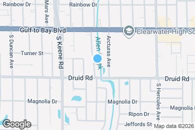 Map image of the property - 701 Brookside Dr