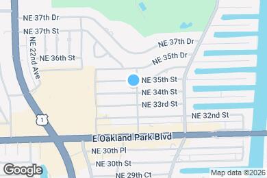 Map image of the property - 2657 NE 34th St