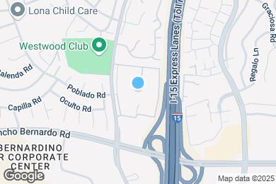 Map image of the property - 17195 W Bernardo Dr