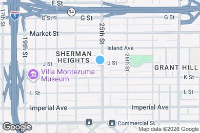 Map image of the property - 342 25th St