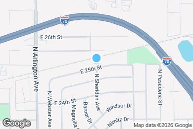 Map image of the property - East Side Large 3 Bedroom Single  Family Home