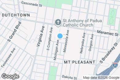 Map image of the property - 4254 Michigan Ave