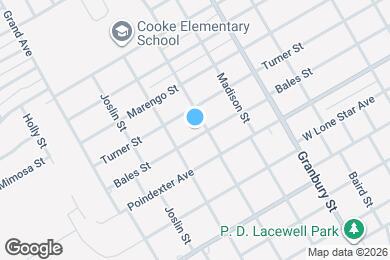 Map image of the property - 1006 Bales St