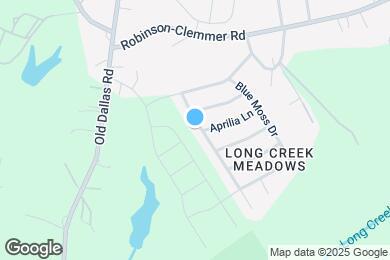 Map image of the property - 2625 Meadow Crossing Dr