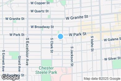 Map image of the property - 605 W Galena St
