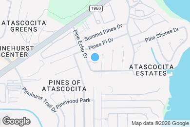 Map image of the property - 8610 Pine Shores Dr