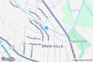Map image of the property - 1828 Lower Ridgewood Blvd