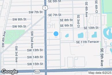 Map image of the property - 47 SE 11th St