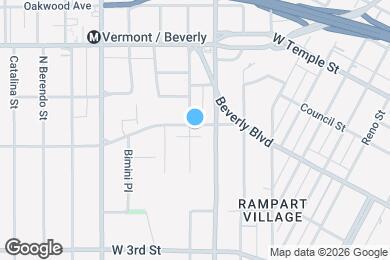 Map image of the property - 3426 West 1st St