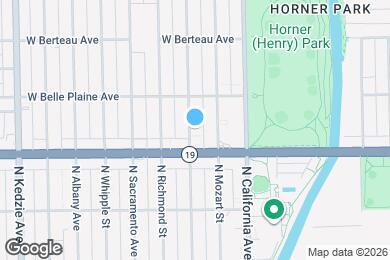 Map image of the property - 4021 N Francisco Ave